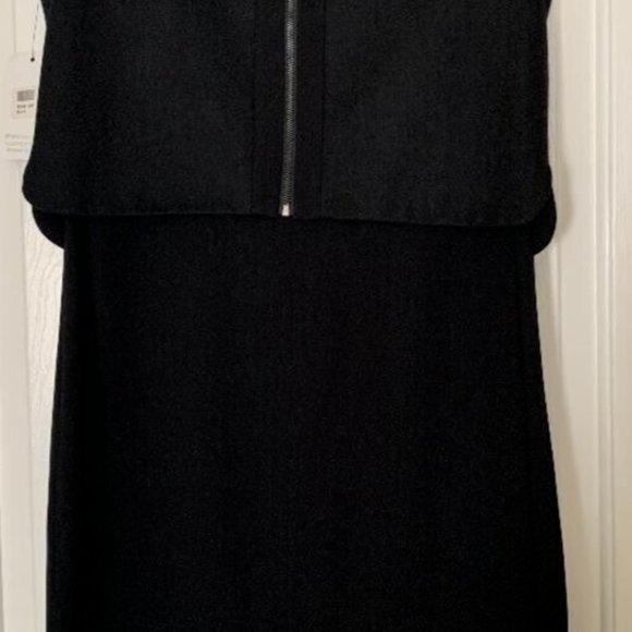 Tibi Baguette-Sequin Beaded Dress, Black Multi Size 8 NEW WITH TAGS $750 - Picture 7 of 9